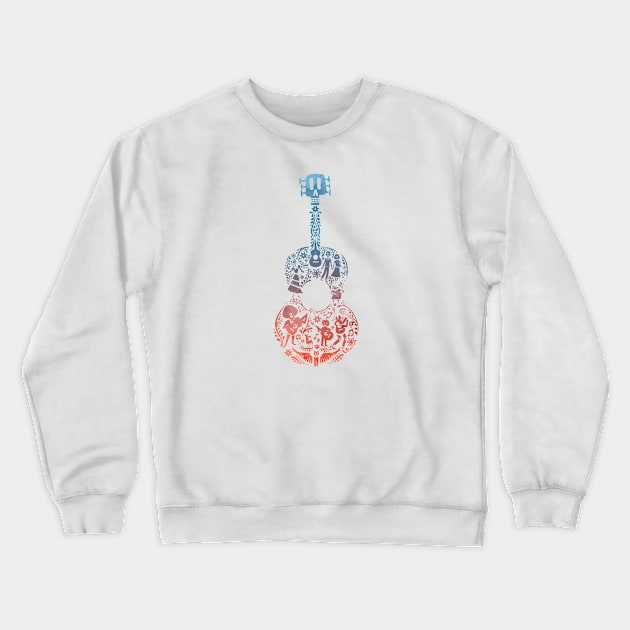 Guitar Inspired Silhouette Crewneck Sweatshirt by InspiredShadows